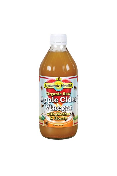 Dynamic Health Apple Cider Vinegar with the Mother and Natural Honey, 16 Ounce