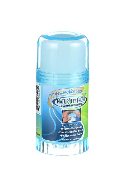 Naturally Fresh Deodorant Crystal Stick Clear, Blue, 4.25 Ounce
