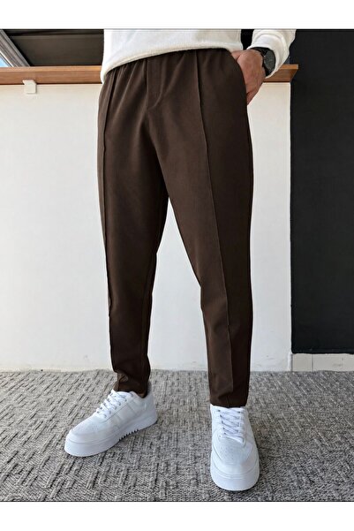 Beylerce Stitched Boyfriend Fit Waffle Pants