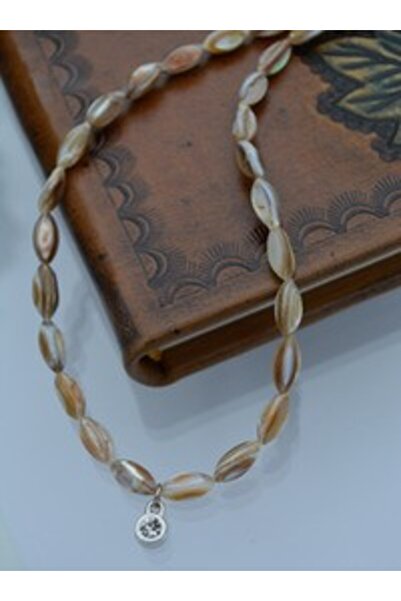 Stoneage Necklace - Beige -