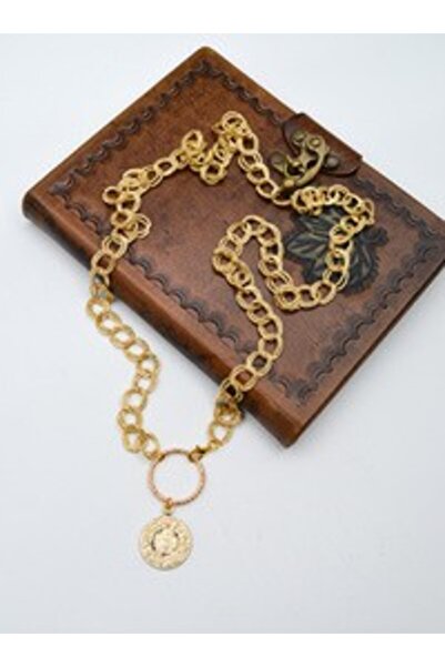 Stoneage Lira Necklace - Gold Color -