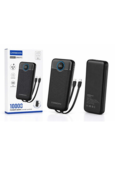CARBOON CRN-P11 10.000 Mah 22.5W Kendinden kablolu powerbank
