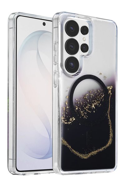 Bezos غطاء Onegif المتوافق مع هاتف Samsung Galaxy S26 Ultra من نوع Lotus Silv...