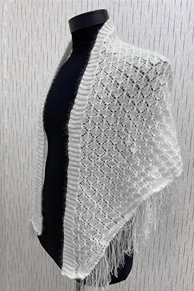Bezos Dowry Shawl, Bridal Engagement Bundle, Lurex Shawl, Luxury Shawl White