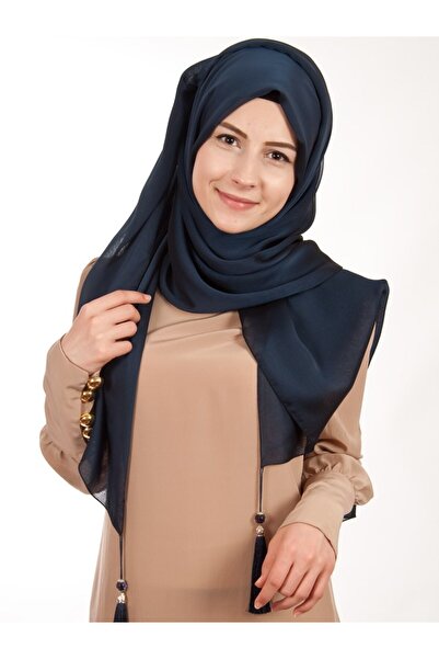 Bezos Tassel Shawl, Chiffon Shawl, Dowry Shawl, Tassel Scarf 70X170Cm
