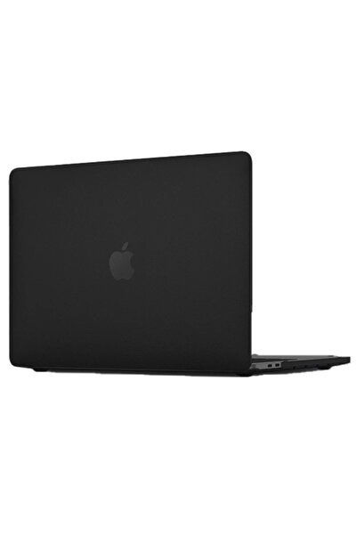Bezos Macbook Pro 14.2 2021 Macbook Buzlu Kapak - Siyah