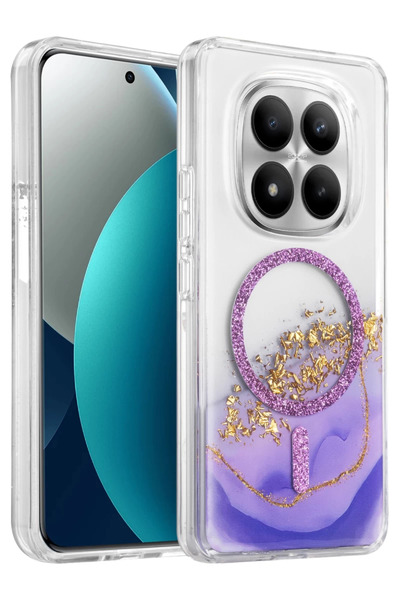 Bezos غطاء Onegif Xiaomi Redmi Note 15 4G المتوافق مع Lotus Simli Magsafe - أ...
