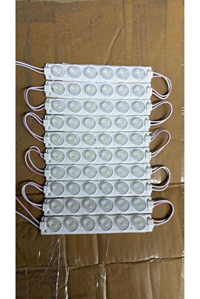 KUZEY AKSESUAR 6W 6 MERCEKLİ 12V MODÜL LED 10 ADET BEYAZ