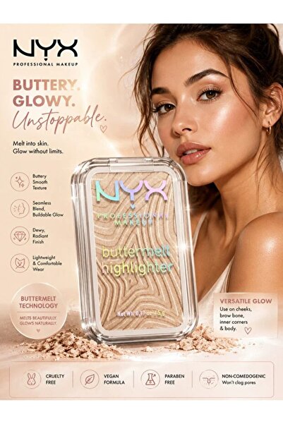 NYX Professional Makeup بودرة هايلايت بيترميلت - 05 برايت وبوتا