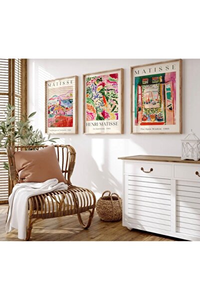 musnig Çerçevesiz Poster Tablo, Duvar Posteri, Sanatsal Hd Baskı renkli matisse
