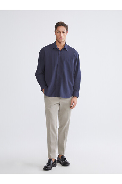 LC Waikiki Ανδρικό παντελόνι chino NEVAVM σε στενή γραμμή με διαφορά στο σχέδιο
