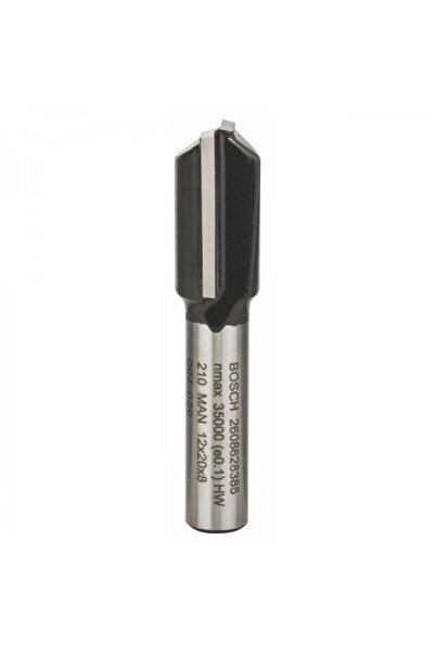 Bosch Freză de canelat cu 2 tăișuri, 12x20x51 mm, coadă de 8 mm, pentru lemn,...