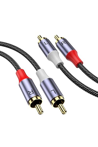 GENERAL كابل MOSWAG RCA، كابل ستيريو 2 RCA ذكر إلى 2 RCA ذكر بطول 10 قدم/3 مت...