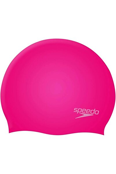 SPEEDO قبعة سباحة سيليكون مصبوبة للأطفال والناشئين من الجنسين