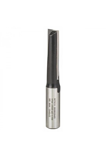 Bosch Freză cu canelură dreaptă 12 x 40 x 81 mm, coadă de 12 mm, Lemn, Plasti...
