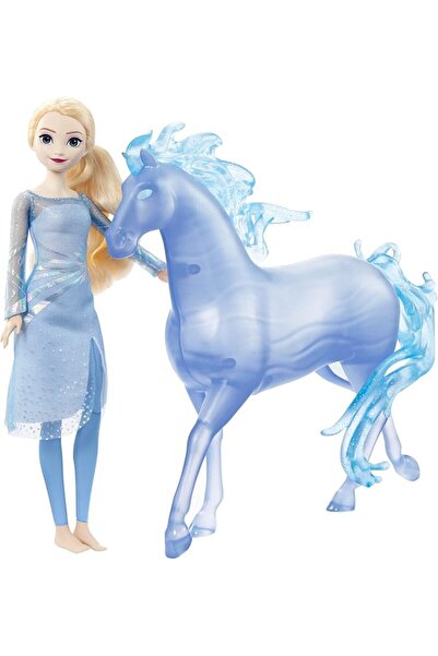 Mattel, Inc. دمية إلسا من فيلم فروزن من ديزني مع شخصية نوك المائية على شكل حص...