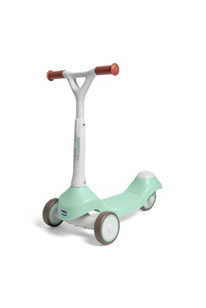 Chicco Tricicleta transformabila in trotineta Ride On 2 in 1, Verde menta, 1-...