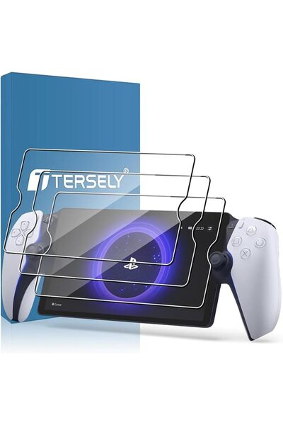 T Tersely 3 Pack Screen Protector for Sony PS5 Playstation Portal