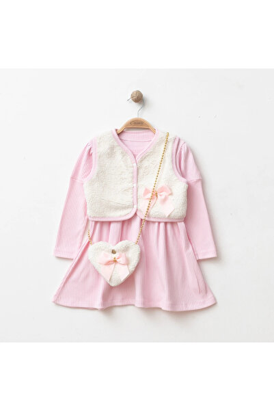 DIDuStore Coşay baby girl 2-3-4-5 years old plush dress