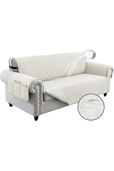 INFOSUN Couch Cover, Waterproof Sofa Covers, Cushion Protector with Non-Skid ...