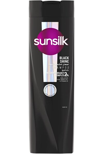 Sunsilk شامبو بلاك شاين، يُنعم سطح الشعر ويمنحه مظهراً لامعاً وصحي، 400 مل