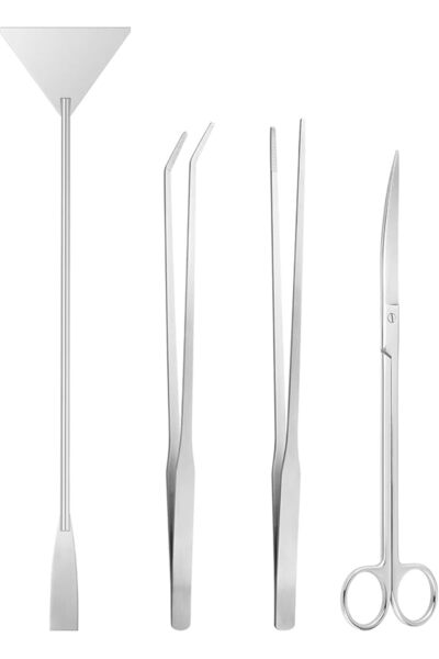 GENERAL Aquascape Tools Aquarium Kit - 4PCS Terrarium Supplies Include Long T...