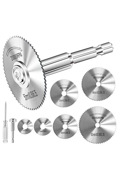 TERRIFI Rotary Drill Saw Cutting Wheel 1/4 Inch Hex Shank HSS Cutting Discs f...