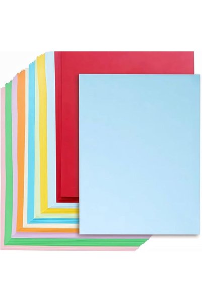 Takavar 50 sheets A4 Colored Cardstock, 10 Assorted Colors 230 gsm Thick Colo...