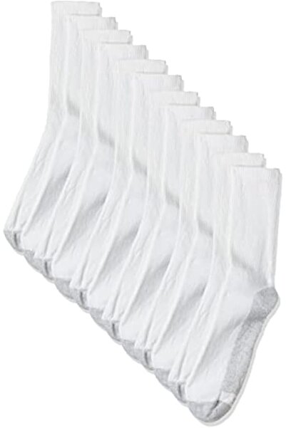 HANES Men's ComfortBlend 6-Pack Lightweight Casual Assorted Crew Socks
