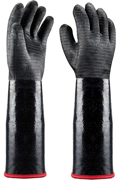 INKBIRDPLUS BBQGO Oven Gloves Neoprene Coating 932℉/500℃ Heat Resistance Wate...