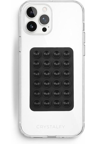 GENERAL Grips Mystick Sticky Phone Stand Silicone Suction Phone Case Mount, C...