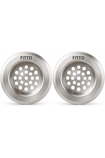 fitto مصفاة حوض من الفولاذ المقاوم للصدأ - فلتر تصريف متين للمطبخ، طقم من قطع...