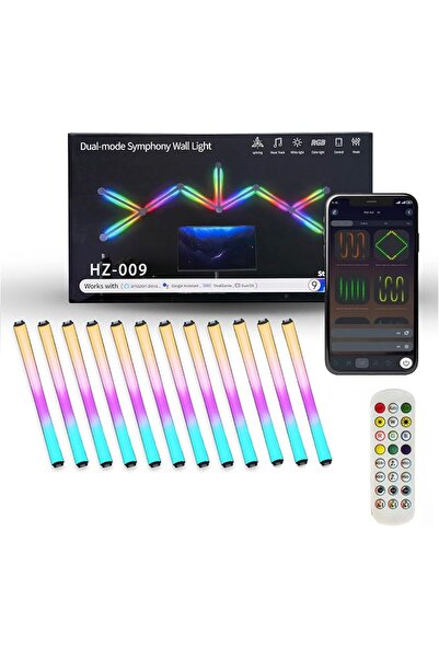 SIRKOLR Smart LED Wall Lights, Music Sync Gaming Lights, DIY RGB Light Bar, 1...