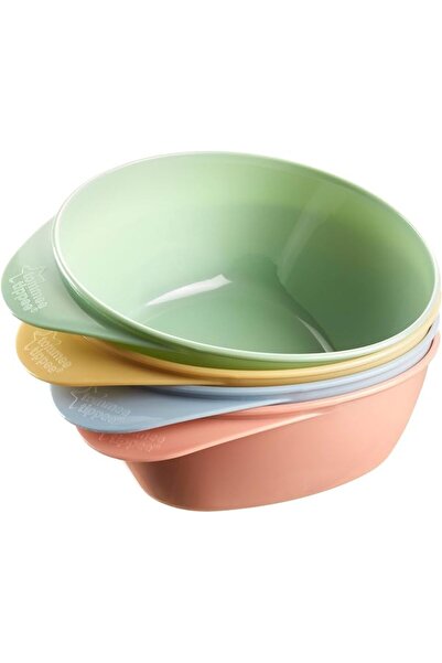 tommee tippee Easy Scoop Feeding Bowls 7m+ (Colours May Vary), 4 Bowls