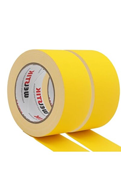 WELSTIK شريط لاصق أصفر (عبوة من قطعتين)، 2 بوصة × 33 ياردة - أطول بنسبة 10٪ -...