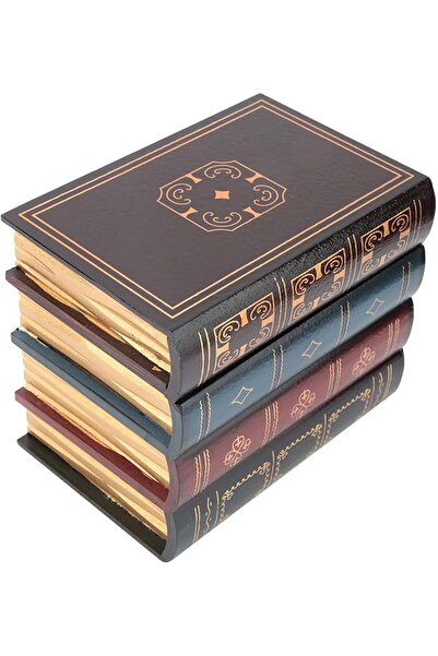 GENERAL Vintage Wooden Secret Book Storage Box with Hidden Compartment, Small...