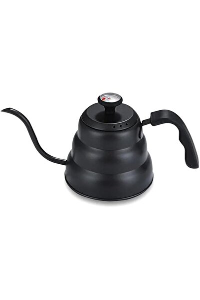 GENERAL Coffee Drip Pitcher with Thermometer - V60 Stainless Steel Coffee Pot...