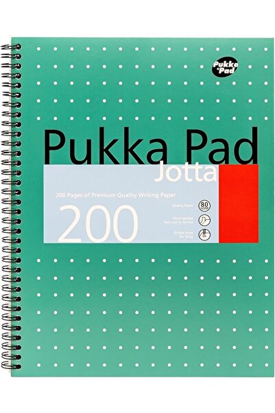PUKKA PAD دفتر ملاحظات جوتا معدني مقاس A4+، عبوة واحدة – 22.5 × 29.6 سم – دفت...