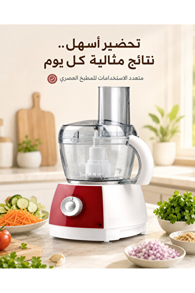 Lorraya Food Processor 800ml Multifunctional Chopper with Stainless Steel Blades