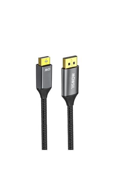 MOWSIL Mini DisplayPort to DisplayPort Cable 2M, 4K UHD @ 60Hz, Gold-Plated C...