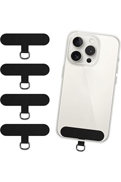 Sawanork 4 Pack Phone Tether Pad, Thinner Durable Phone Patch Clear Universal...
