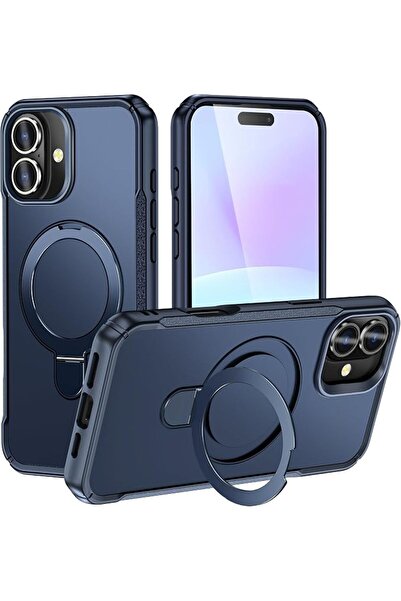 Noor Spark iPhone 17 Case with Magnetic Invisible Stand–Slim & Lightweight,St...