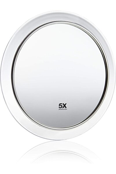 Fantasia 5X Cosmetic Magnifying, Portable Travel Make Acrylic Frame and Sucti...