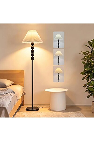 FLYPRO مصباح أرضي LED مع غطاء مطوي، مصابيح زاوية، إضاءة طويلة للقراءة بجانب ا...