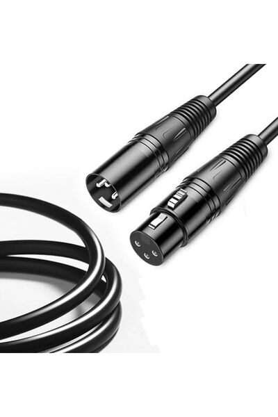 GENERAL كابل XLR، 10 أقدام، ذكر إلى أنثى، كابلات ميكروفون متوازنة ثلاثية الأط...