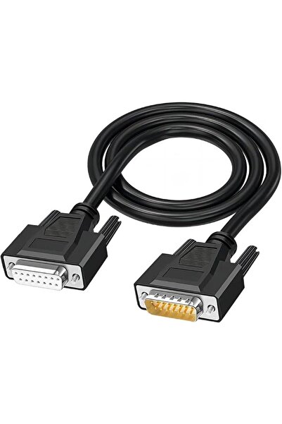 NALACAL كابل تمديد تسلسلي RS232 بطول 10 أقدام، 26AWG، موصل ذكر إلى أنثى DB15،...