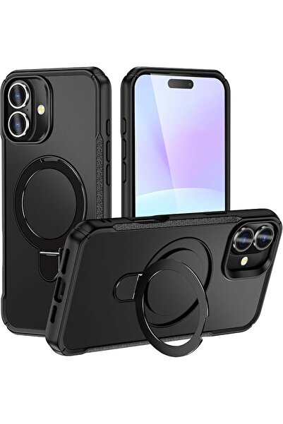 Noor Spark iPhone 17 Case with Magnetic Invisible Stand–Slim & Lightweight,St...