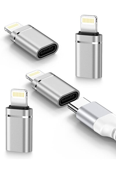 Haoano USB C to Lightning Adapter 4Pack, Type-C Female to iPhone Male Converter