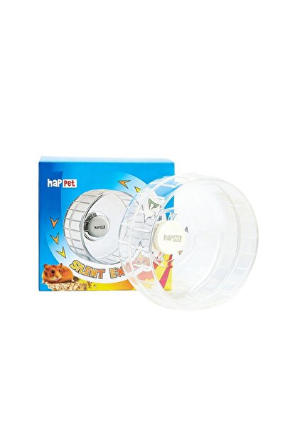 HAPPET Roată silențioasă pentru hamster, 17cm, transparentă