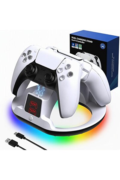 NIUBI Charging Station for P5 Controller, Dual Controller Charger with RGB Li...